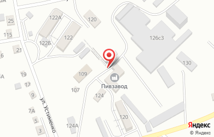 Уссурийское пиво на карте