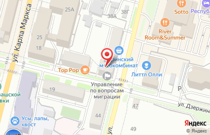 Магазин разливного пива Хмельная лавка на Ярославской улице на карте