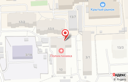 Якутская больница на Северной улице на карте