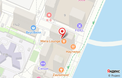 Кальян-бар Мята Lounge на Корабельной улице на карте
