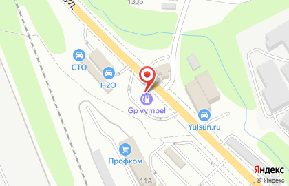 Магазин автозапчастей GP Vympel на Лесозаводской улице на карте