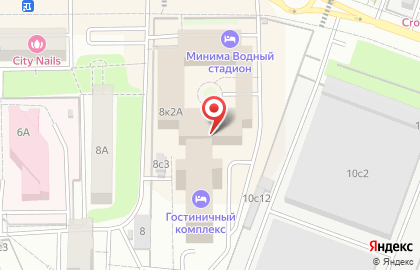 Конференц-зал Минима Водный стадион на карте