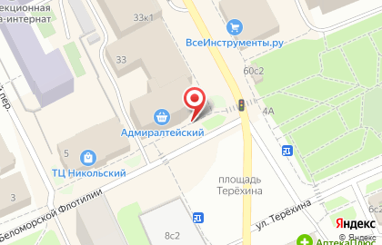 Специализированный магазин Русский фейерверк на Никольском проспекте на карте
