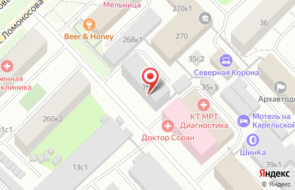 Магазин автозапчастей ВАЗ на Карельской улице на карте