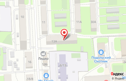 Сауна на Литейной в Подольске на карте