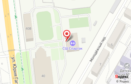 Центр дзюдо Спартак на карте