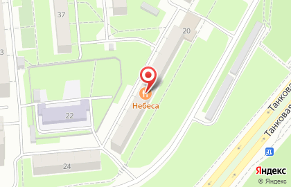 Банкетный ресторан Небеса на улице Комарова на карте