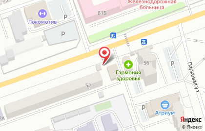 Продуктовый магазин в Красноярске на карте