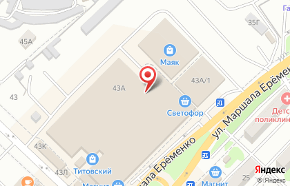 Торговая компания Натяжные потолки №1 в Краснооктябрьском районе на карте