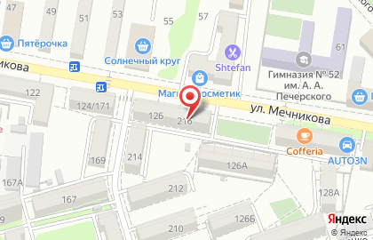 Магазин Дончак в Октябрьском районе на карте