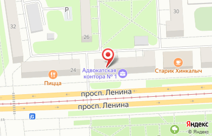 Салон свадебной и вечерней моды Невеста на проспекте Ленина на карте