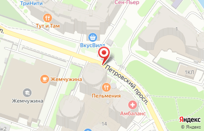 Свадебное агентство "Идеальный день" на Петровском проспекте на карте