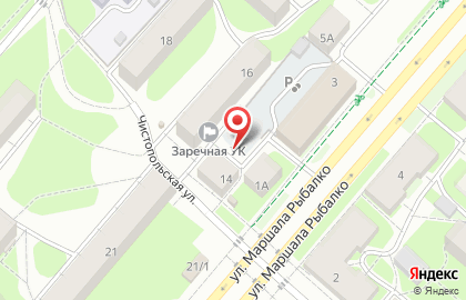 ЗООтовары на Чистопольской улице на карте