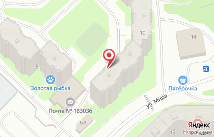 Салон красоты Ножницы на улице Мира на карте
