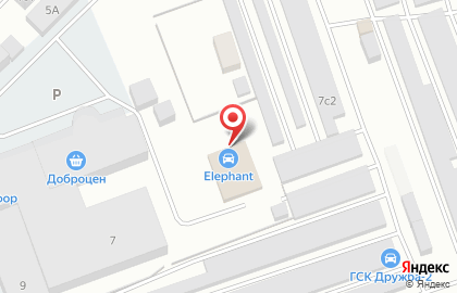 Автомойка Elephant в Ханты-Мансийске на карте
