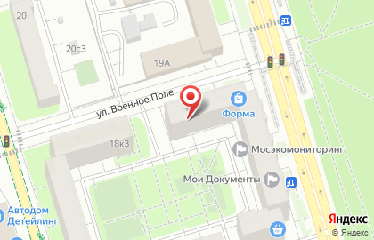 Салон красоты Алла в Хорошёвском районе на карте