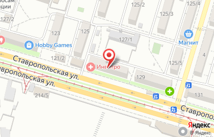 Центр коррекции зрения Спектр Линз на ​Ставропольской улице на карте