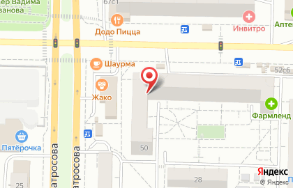 Магазин медицинских товаров для дома Домашний доктор в Комсомольском районе на карте