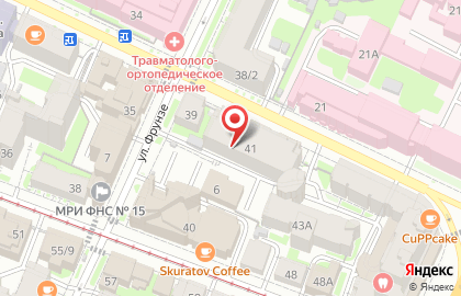 ОАО Банкомат, АКБ Абсолют Банк на улице Минина на карте