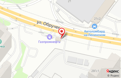 Автомойка на ул. Обручева, 28в ст1 на карте