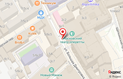 Московская Оперетта на карте