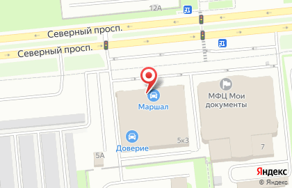 Магазин автозапчастей для иномарок ЕвроЛюкс Авто на Северном проспекте на карте