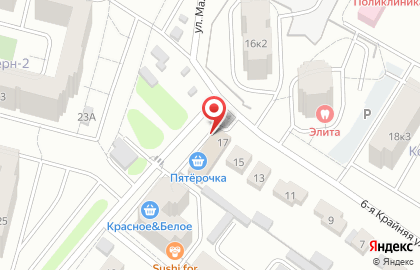 Павильон Бристоль экспресс в Советском районе на карте