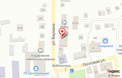 Страховая компания Росгосстрах на улице Баумана на карте