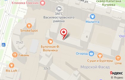 Компания по организации переездов Переезд Без Хлопот на метро Приморская на карте