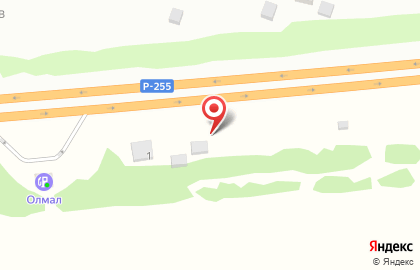 Шиномонтажная мастерская на Федеральной трассе М53 796 км, 1/4 на карте