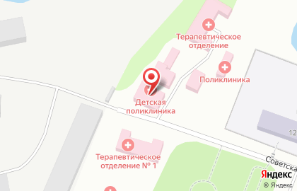Детская поликлиника в Твери на карте