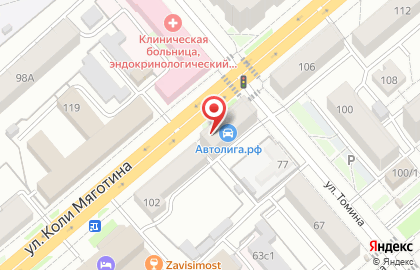 Магазин ТехноЛидер в Кургане на карте