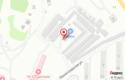 Ритуальное агентство на улице Ленинградской на карте