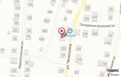 Центр тонирования и ремонта автостекол ProSvet на улице Челюскина на карте