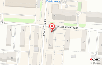 Салон красоты Ваш стиль на улице Кожевникова на карте