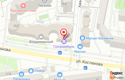 Банкомат Газпромбанк в Белгороде на карте