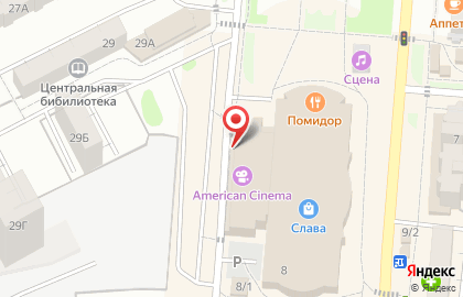 Банкомат СМП Банк на проспекте Славы на карте
