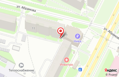 Салон-парикмахерская Штрих на улице Фёдора Абрамова на карте