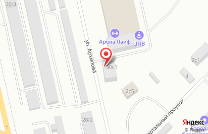 Магазин алкогольной продукции АлкоМаркет в переулке Архипова на карте