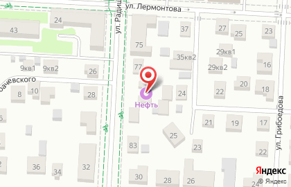 Салон эротического массажа Нефть в Альметьевске на карте