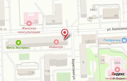 Магазин домашнего текстиля в Калининском районе на карте