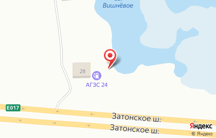 Заправочная станция ТрансГаз на Вишнёвой улице на карте