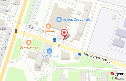 Колос на улице Богдана Хмельницкого на карте