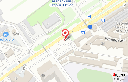 Магазин автозапчастей Автополка в Старом Осколе на карте