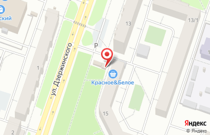 Магазин фруктов и овощей Ковчэг на улице Дзержинского на карте