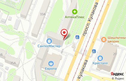 Ломбард Рантье на проспекте Кулакова на карте