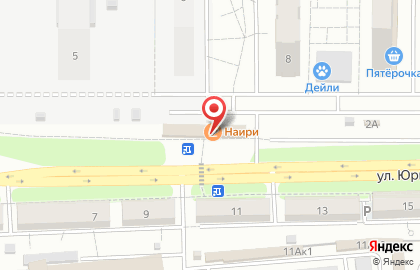 Магазин разливных напитков на ул. Юркина, 2Б на карте