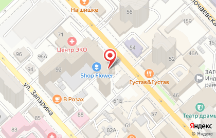 Санус на улице Дзержинского на карте