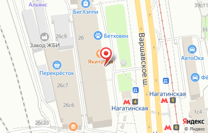 Торговая фирма ИМС на Варшавском шоссе на карте