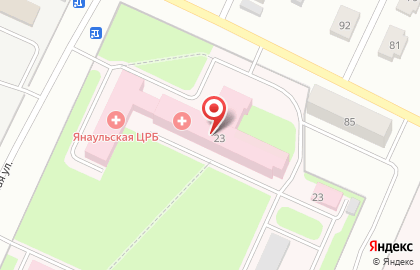 Янаульская центральная районная больница на карте